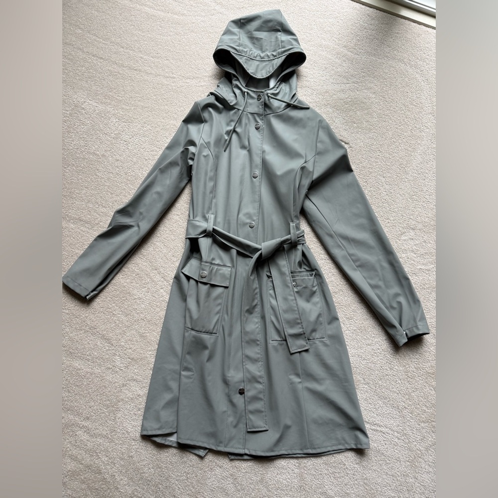 Rains Curve W Jacket Size XXS/XS - Picture 3 of 5